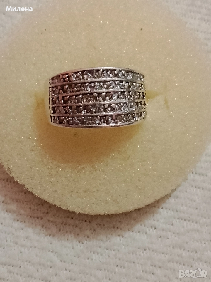 Сребърен пръстен , снимка 1