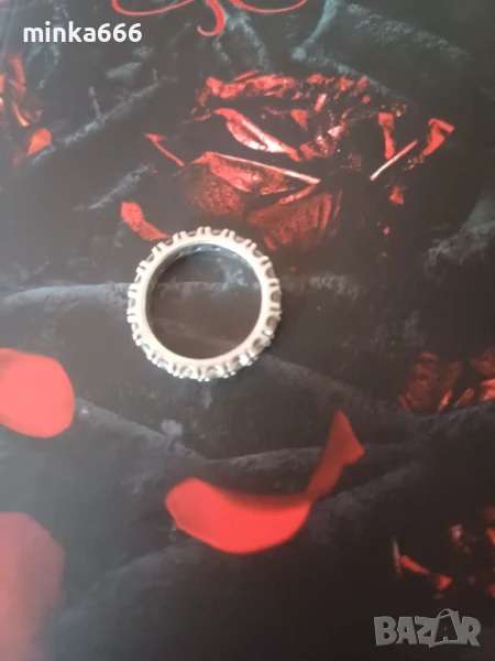 Сребърен дамски пръстен, снимка 1