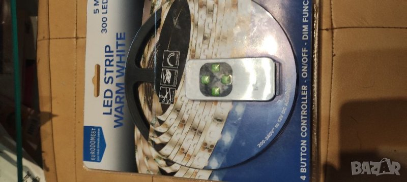 Лед лента за декоративно осветление с диатанционно, снимка 1