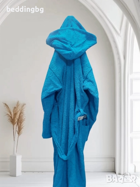 #Халат за баня с качулка и джобове , снимка 1