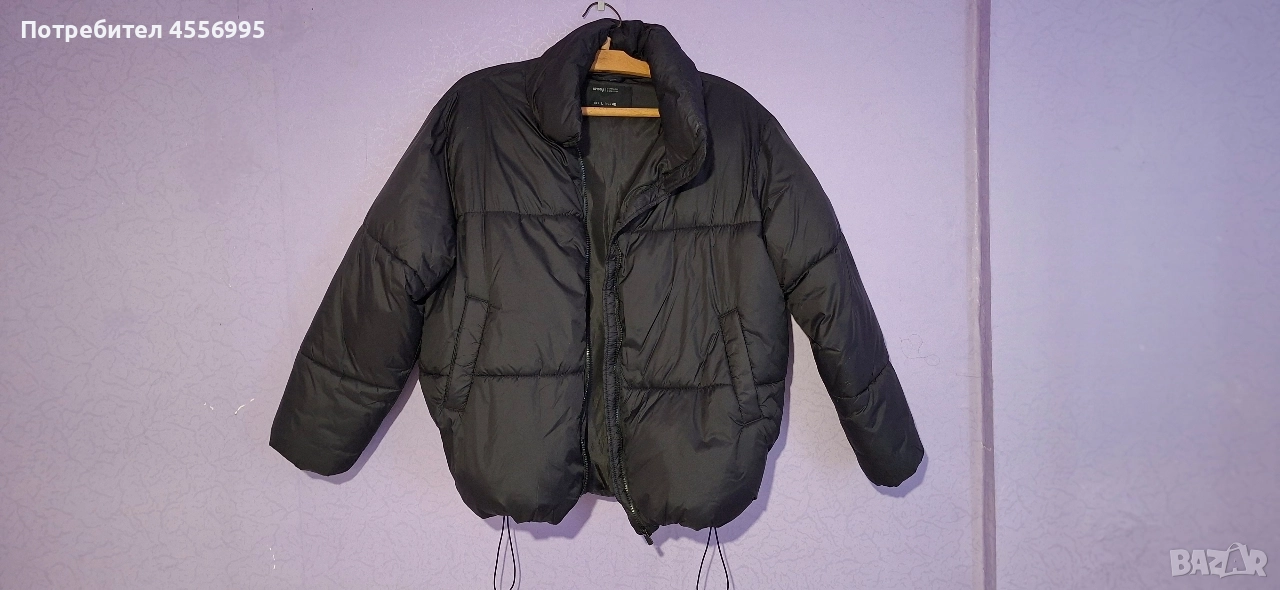 Дамско черно puffer яке, снимка 1