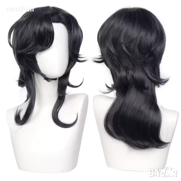 Аниме перука синьо сива Fifth Personality Knight, снимка 1