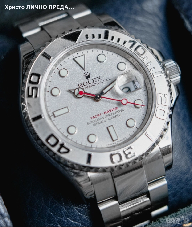 Rolex Yacht-Master 40mm Automatic Platinum Bezel 16622, снимка 1