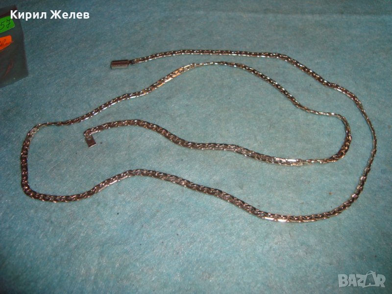 ПОЗЛАТЕН СТАР ГЕРДАН ЛАНЕЦ КОЛИЕ РЕТРО ВИНТИДЖ УКРАШЕНИЕ ВЕРИЖКА 14357, снимка 1