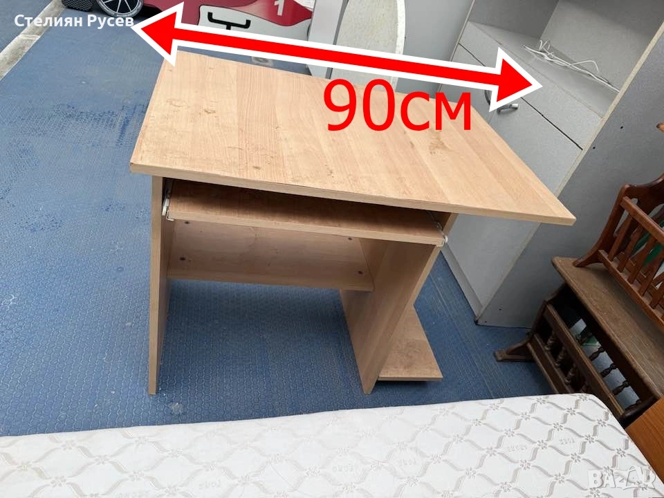 130133  ученическо бюро мдф 90см -цена 25 евро или 48,90лв   смр       -НЕ СЕ ИЗПРАЩА ПО ЕКОНТ - сам, снимка 1