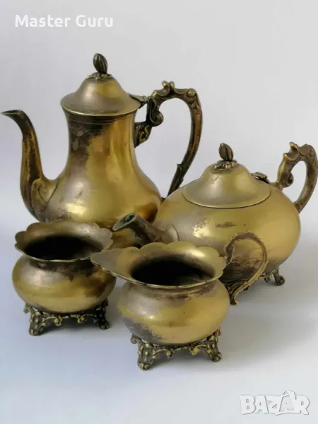 Сервиз от бронзови съдове, комплект, снимка 1
