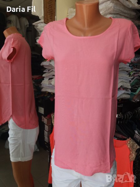 -50% Удължена розова блузка, снимка 1