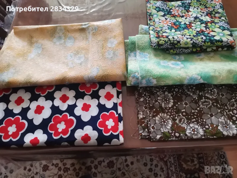 платове - басма/крепон за поли/блузи, снимка 1