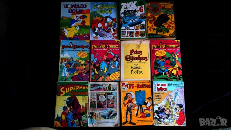 Стари комикси на немски и френски език, снимка 1