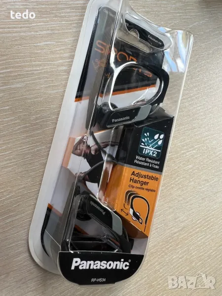 Слушалки Panasonic RP-HS34E-K НОВИ, снимка 1