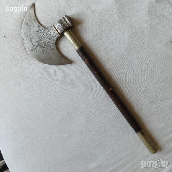 Османска бойна брадва, балта, табар, ятаган., снимка 1