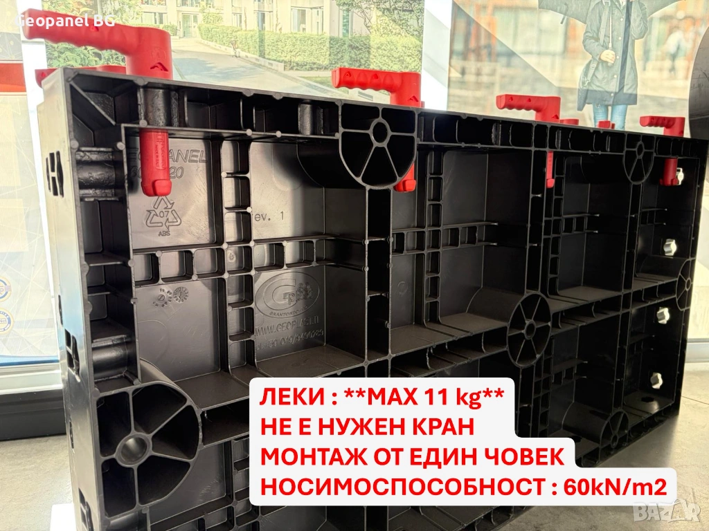 Предлагам под наем кофражни платна GEOPLAST - леки и удобни, снимка 1