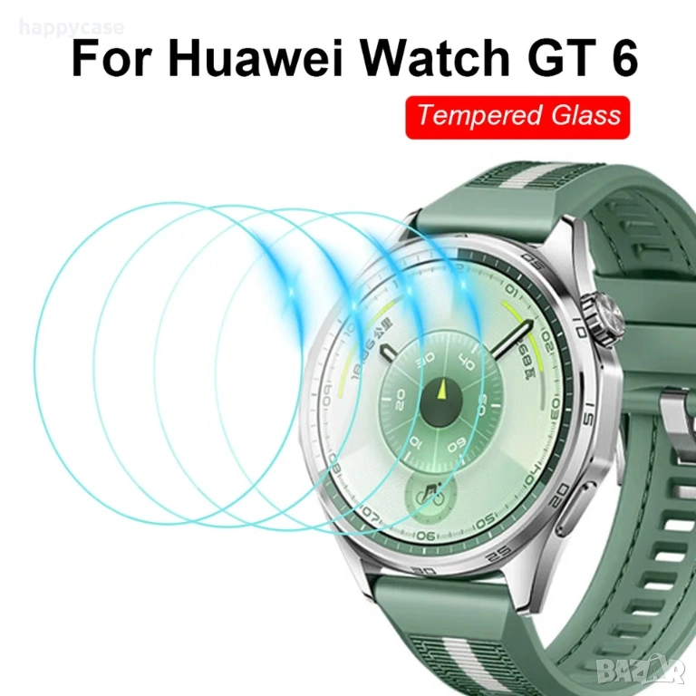 Huawei Watch GT6 46 41 mm. / GT6 Pro 46 / 9H Стъклен протектор за екран, снимка 1
