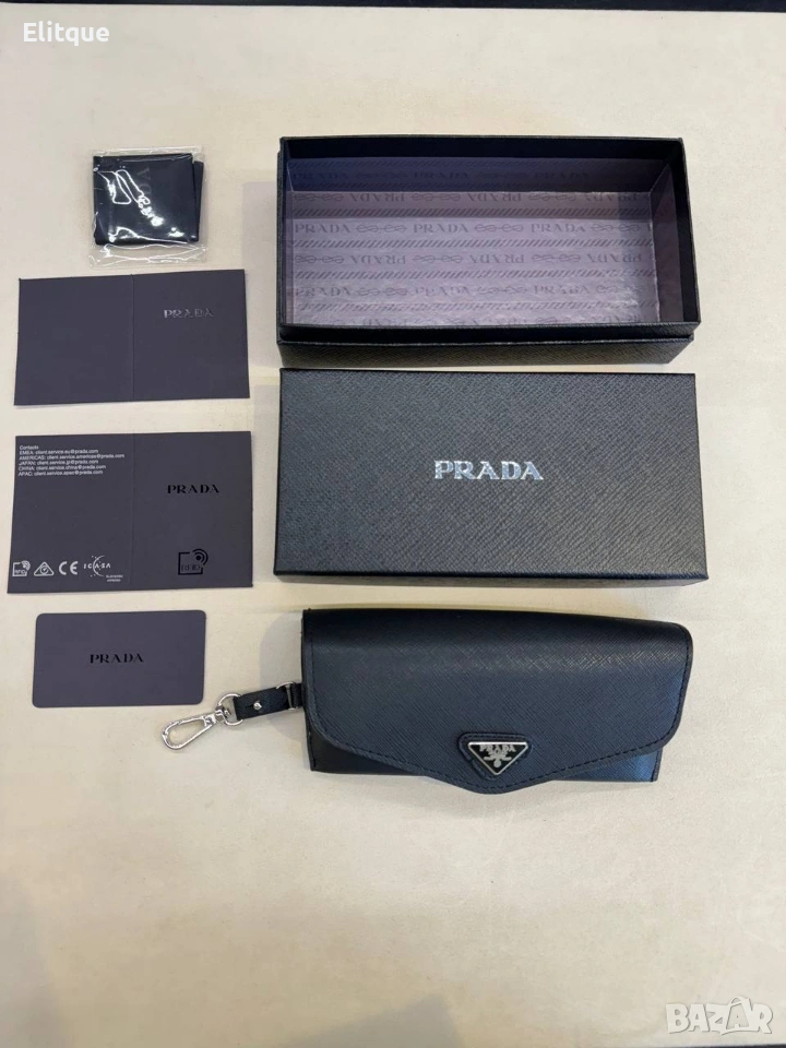 калъф за очила ,кутия, кърпички ,сертификат miu miu ray ban celine prada bvgari , снимка 1