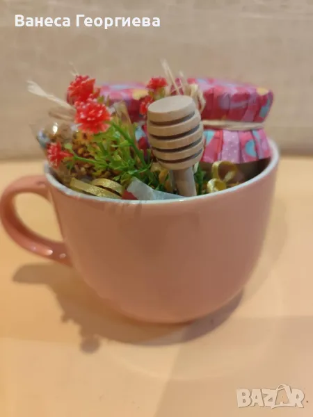 Подарък чаша с изненада-невероятен подарък за 8ми март, снимка 1