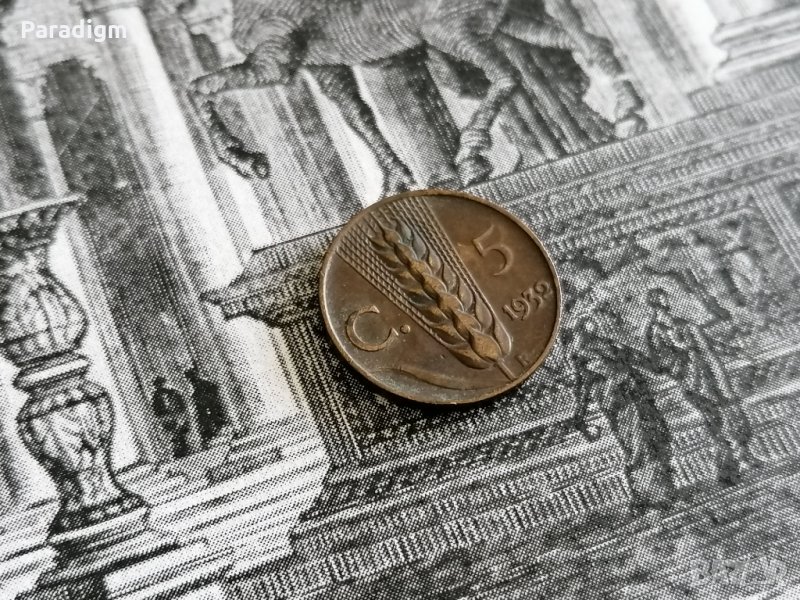 Монета - Италия - 5 чентесими | 1932г., снимка 1
