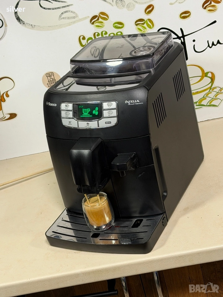 Кафемашина кафе автомат Saeco INTELİA one с гаранция, снимка 1