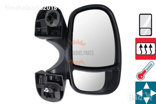 Външно огледало "Електрическо" с температурен датчик за Renault Trafic II , Opel Vivaro, Nissan 2001, снимка 1