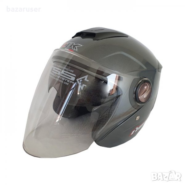 Каска за Мотор 2517/722 Сива, снимка 1