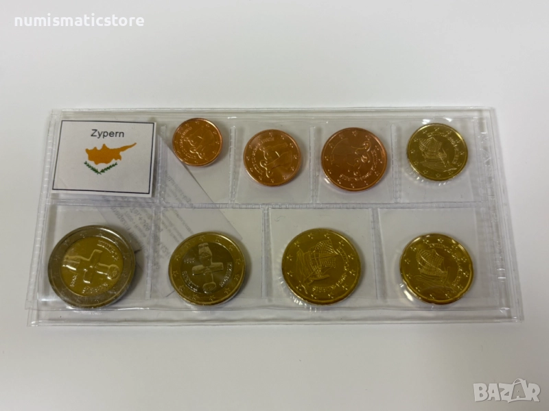 Кипър 2024 - Евро Сет - комплектна серия от 1 цент до 2 евро , 8 монети, снимка 1