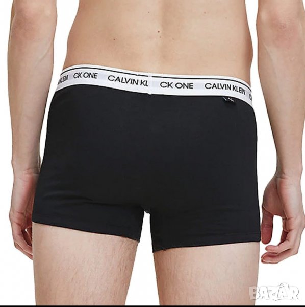 Calvin Klein CK one- M-Мъжки боксер от микрофибър с лого, снимка 1