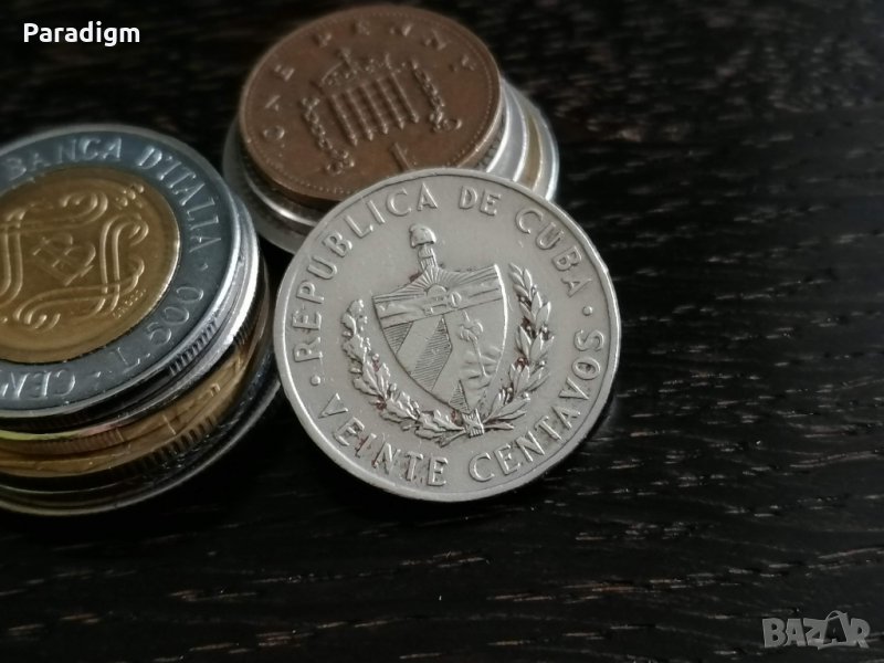 Монета - Куба - 20 центавос | 1962г., снимка 1