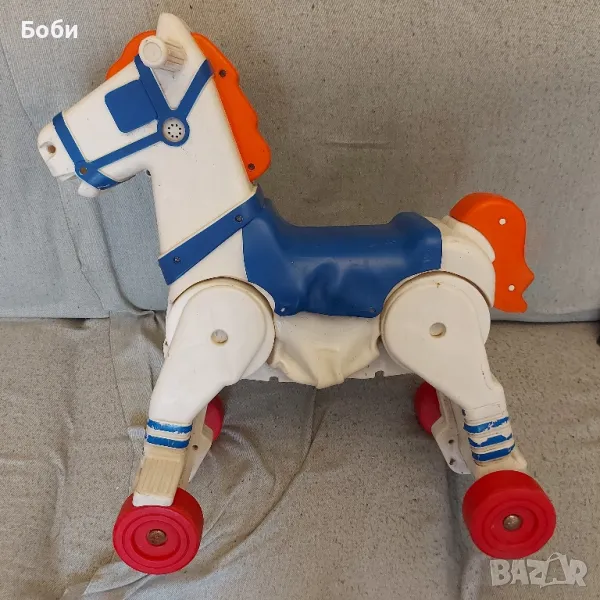 Стара Пластмасова Италианска Играчка Чико Конче за Бутане, снимка 1