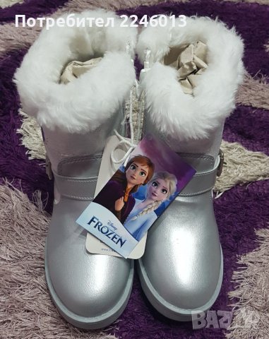 Нови Ботуши "Елза и Ана"-32 номер, снимка 2 - Детски боти и ботуши - 43518341