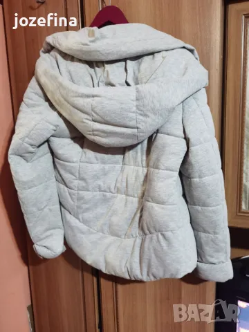 Пухкаво памучно трикотажно яке, снимка 4 - Якета - 50025756