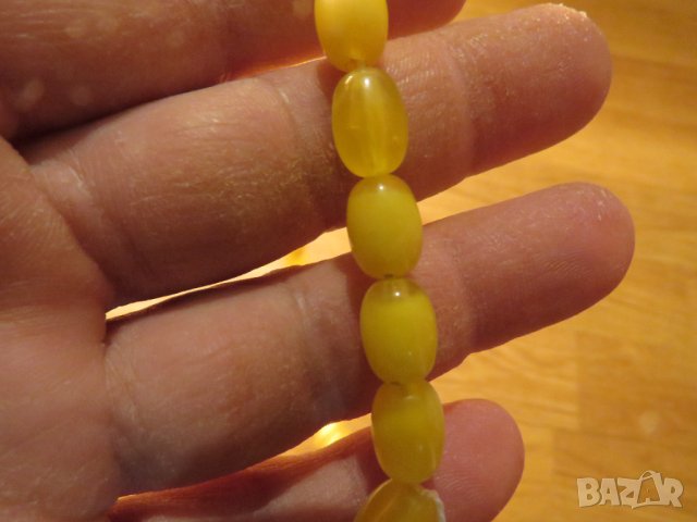 Броеница, желта османска броеница, турска броеница  с 33 мъниста, снимка 2 - Антикварни и старинни предмети - 43170260