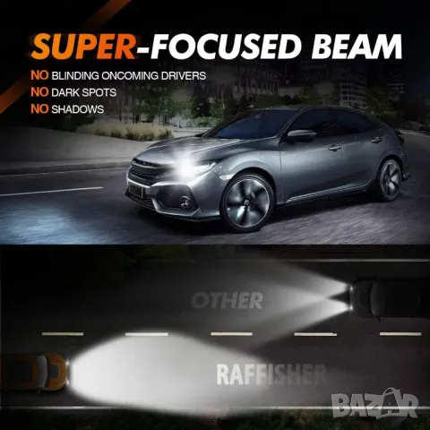 Висок крас LED автомобилни крушки за основни фарове : Н1 Н3 Н4 Н7 НВ3 НВ4 Н11, снимка 4 - Аксесоари и консумативи - 47748677