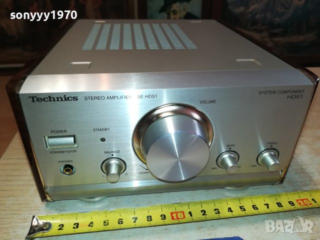 TECHNICS SE-HD51 AMPLIFIER-MADE IN JAPAN-SWISS 1412231132, снимка 2 - Ресийвъри, усилватели, смесителни пултове - 43407913