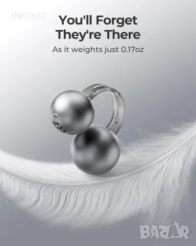 Слушалки Lytmi CozyClip D1 с отворено ухо, Hi-Fi звук, IP54, Bluetooth 5.4, 30 часа, снимка 5 - Безжични слушалки - 49879396