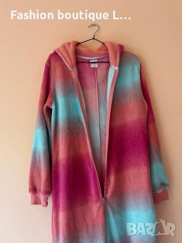 Цял плюшен гащеризон еднорог с опашка и ушички с рог на качулката S / M размер 🦄🦄🦄🦄🦄🦄🦄🦄🦄, снимка 4 - Други - 51809098