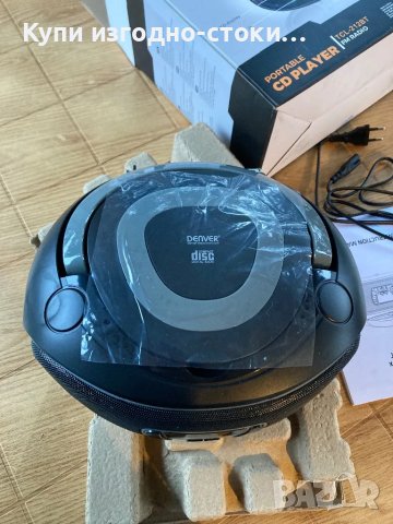 Радио-CD FM амбиентно осветление черно - Denver TCL-212BT, снимка 4 - Друга електроника - 48276523