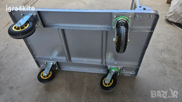 Налични нови сгъваеми платформени колички за кашони и стоки за улеснение на склад и работа, снимка 2 - Друго търговско оборудване - 51500991