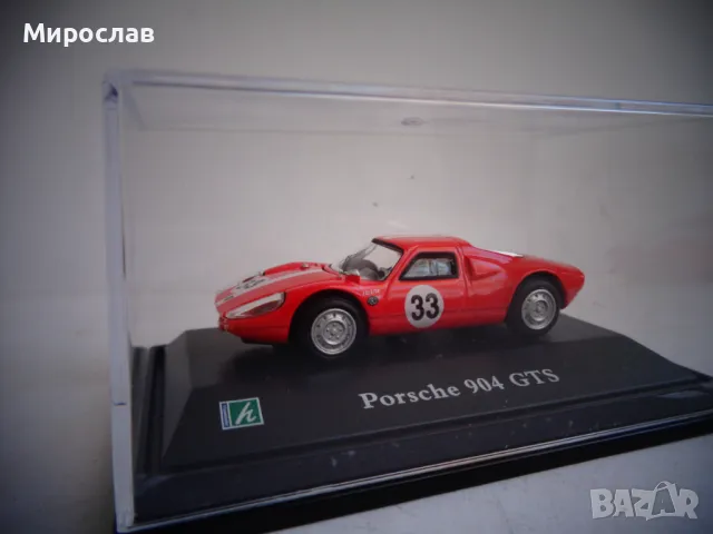  1:72 HONGWELL PORSCHE 904 GTS ИГРАЧКА КОЛИЧКА МОДЕЛ, снимка 5 - Колекции - 47771010
