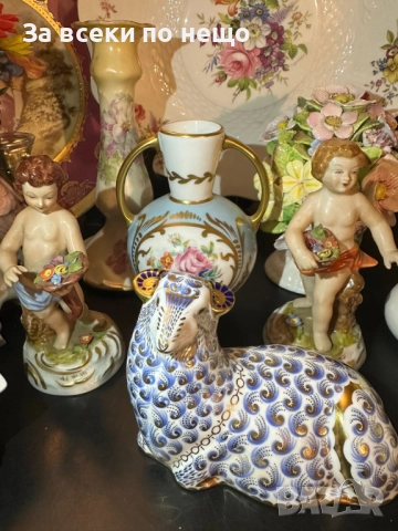 A Royal Crown Derby England  paperweight modelled as a ram/  Circa 1988 Код P1643, снимка 8 - Декорация за дома - 52932793