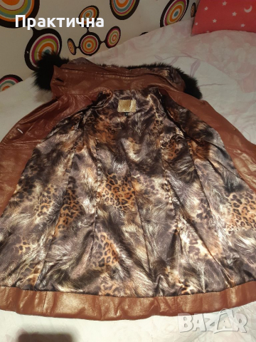 Детско яке от естествена кожа, снимка 4 - Детски якета и елеци - 36377310