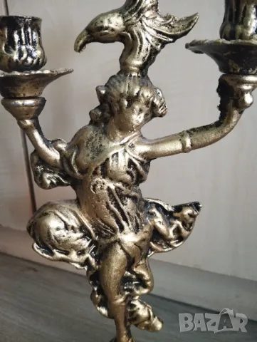 Фигуративен свещник , снимка 3 - Други ценни предмети - 47549189