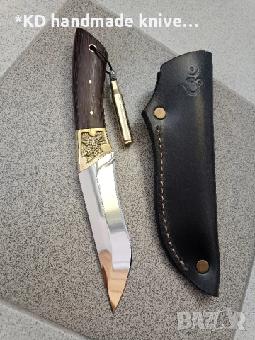 Ръчно изработен ловен нож от марка KD handmade knives ловни ножове , снимка 2 - Перални - 32579062