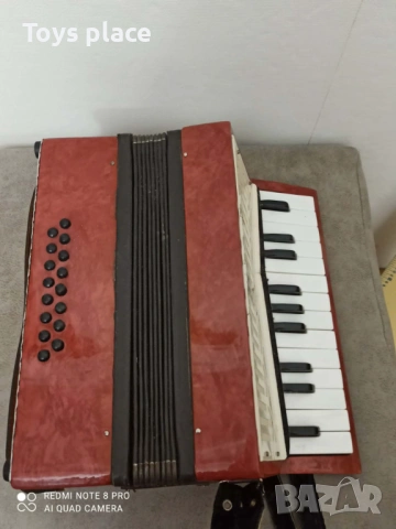 КРЬIЖАЧОК детски акордеон, соц руски акордеон , снимка 3 - Антикварни и старинни предмети - 53482555