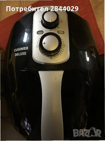 продавам фритюрник на горещ въздух cuisinier deluxe3.6l. 1400w., снимка 4 - Фритюрници - 33484648