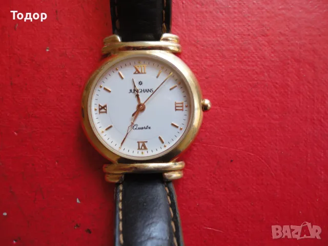 Позлатен немски часовник Junchans Quartz 6, снимка 6 - Дамски - 47520369
