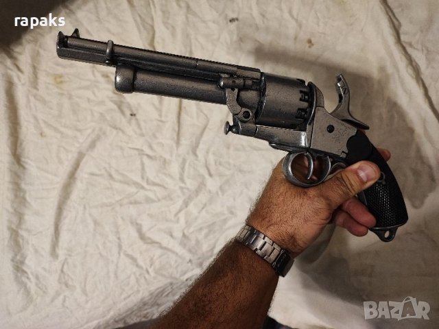 Конфедерален граждански военен револвер LeMat. Реплика на пистолет с барабан , снимка 7 - Бойно оръжие - 21489340