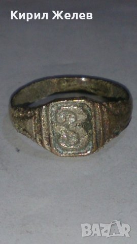 Старинен пръстен сачан над стогодишен - 59661, снимка 1 - Пръстени - 29004012