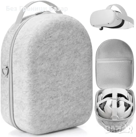 Нов Калъф за Quest 2 VR слушалки и контролери - твърд и преносим кейс