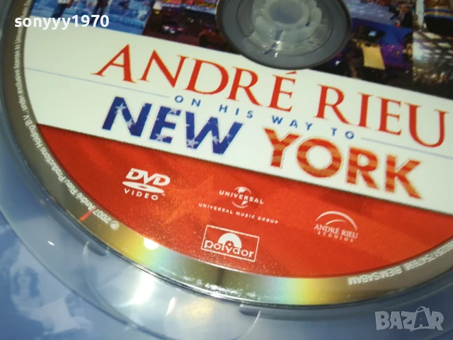 ANDRE RIEU NEW YORK DVD 1507251632, снимка 13 - DVD дискове - 51030194