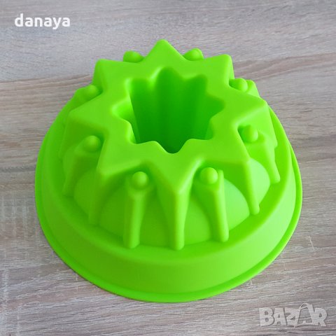 852 Силиконова форма за кекс Звезда 22см, снимка 6 - Форми - 27883054