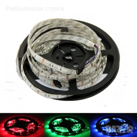 Светодиодна лента 500см. RGB 300 Led SMD 5050 влагозащитена